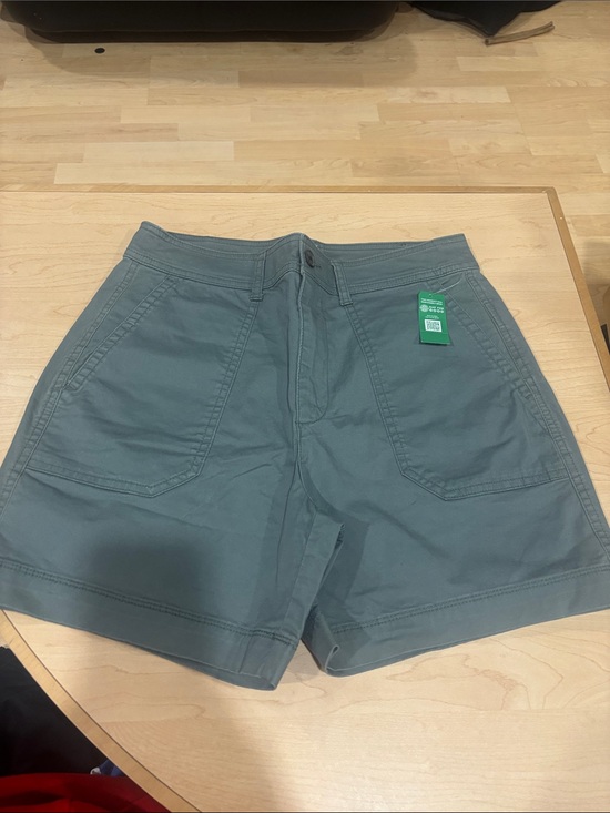 GAP Pants - GAP - Women’s High-Rise Utility Shorts in Slate Green Gap for Good